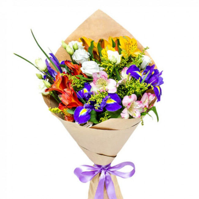 Букет цветов "Цветомузыка" Букет цветов "Цветомузыка"